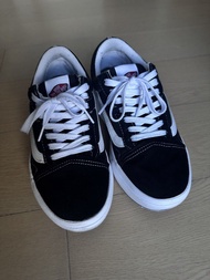 Vans Old Skool 黑白厚底休閒鞋