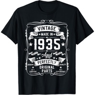 Men's cotton T-shirt Vintage 1935 90 Years Old Gifts for Men 90yr 90th Birthday T-Shirt