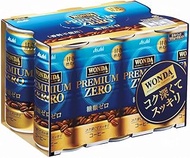 Asahi Wonda Premium Zero Coffee Drink - Case, 6 x 185ml