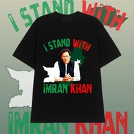 oversize T-shirt I STAND WITH Imran Khan Printed  Cotton t-shirt