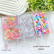 20g AZ MIX LETTER PENDANT BEADS