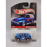 Hotwheels VW Deluxe Van Blue, *tayar getah