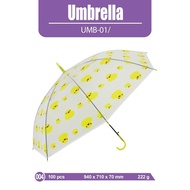 Folding Umbrella with Duck Pattern, PVC Material