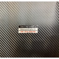 sticker engine oil Honda ex5 /dream