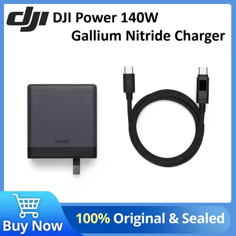 DJI Power 140W Gallium Nitride Charger DJI Power 140W Gallium Nitride Charger DJI Power 140W Gallium