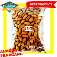 Kacang Almond Panggang 1 KG / Kacang Almond Kupas Tanpa Kulit Almond Roasted Blue Diamond