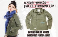 （全新）MAJOR MADE 瑪菲斯 軍裝外套