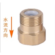 One-way Valve 1/2" BSP Female Male Thread Brass One Way Non Return Check Valve Reflux Valve