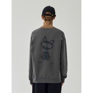 A21 Men's Round Neck Long-Sleeved Sweatshirt - Multi-Season Streetwear