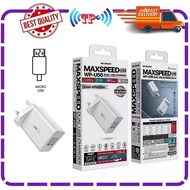 WK Design WP-U56 Dual Usb Port Adapter Charger with Micro Cable