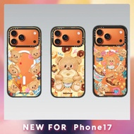 CASETY Cheese Bear Magnetic Case For iPhone 17 17Pro Air 16 15 14 13 Plus Pro Max Hard Clear Acrylic