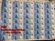 高價回收 冬奧紀念鈔 荷花鈔 單張 4連 35連 炮筒 連體鈔 紀念鈔 龍鈔