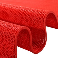 [in stock] PVC Hollowed-out entrance door mat for home use, kitchen and bathroom floor mat, non-slip