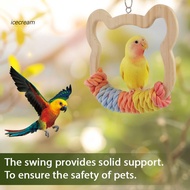 [ICE] Parrot Swing Perch Medium Parrot Entertainment Colorful Parrot Swing Playground for Lovebird C