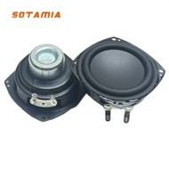 SOTAMIA 2pcs 2 Inch Square Full Range Waterproof Speaker 4 Ohm 5W High Quality Multimedia Speaker DI