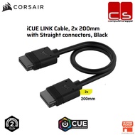 Corsair iCUE LINK Cable, 2x 200mm with Straight connectors, Black (CL-9011120-WW)