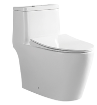 Baron W818 Rimless Washdown Flushing or Domaco 737 Rimless Turbo Tornado Flushing 1-Piece Toilet Bow