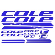 cole bike frame design vinyl cutout stickers