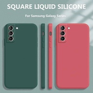 Samsung Note20 Note20Ultra Note20Plus Note20+ 20P Luxury Square Liquid Silicone Soft Shockproof Phone Case For Samsung Note 20 Plus Ultra Phone Back Cover Protector