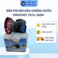 VIROCHEY Y913 Waterproof LED Head Flashlight - 200W Super Bright Good Quality (Lights More Than 10 H