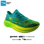 HIJAU 910NINETEN Haze Veloce Running Shoes - Green TOSCA/ Neon Green Yellow