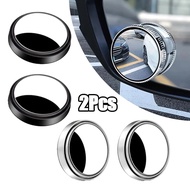 Blind Spot Mirror / Blind Spot AssistCermin 2 Pcs/ – 360 Degree Adjustable Convex Glass/