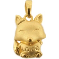 CHOW TAI FOOK Chow Tai Fook 999 Pure Gold Pendant - Lovely Fox R24233