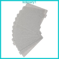 KOKO 10Pieces Microwave Mica Sheet Electrical Safety Shield Cuttable Mica Sheets Mica Plate for Prot
