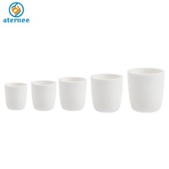 [Aternee] 99% Al2O3 Alumina Cylindrical Lab Crucible Melting Pot Container 200ml