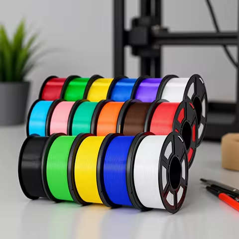 JAYO petg 3d printer filaments PETG 5Rolls 1.75mm Mixed Color Bubble Free FDM 3D Printer Material fo