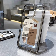 Americano soft coffee label Case hp Vivo Y500 Z11 Z11X T5 Pro 5G Y11d Y31d V70 Fe Y05 Y19s Pro V50 L