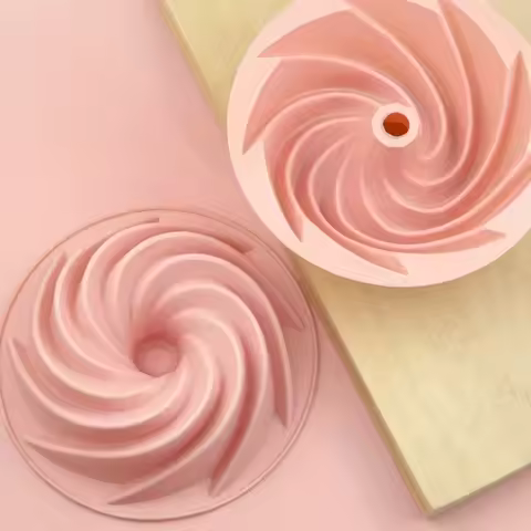 1Pc Silicone Cake Baking Molds - Nonstick Cake Pan for Gelatin, Mousse, Baking Supplies, Kitchen Ite