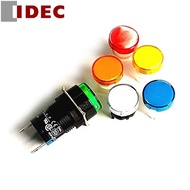5PCS SUIS IDEC AL6-P AL6M-P4GC AL6M-P4RC AL6M-P4YC AL6M-P4WC 16MM 2pin LED Penunjuk Pekeliling
