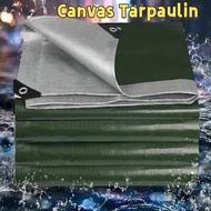 Waterproof Canvas Tarpaulin Canopy Kanvas Khemah Perlindungan Hujan Pasar Malam Penutup 防水布