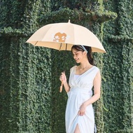 夏日涼感防曬【環保紗降溫10度C長直傘】雨傘 長傘 直傘 遮陽傘