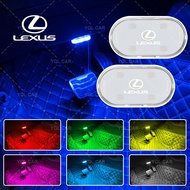 1/2pcs USB Rechargeable Car Touch Switch Wireless Car Ambient Lamp for Lexus RX300 RX450 IS200 IS250