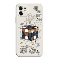 Rubik's Cube Formula Suitable for Apple 17PRO Phone Case iPhone16PLUS Niche 15 Creative 14 Soft Case