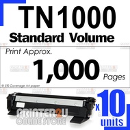 10x Compatible To Brother TN1000 TN 1000 TN-1000 / DR1000 DR 1000 DR-1000 MFC 1810 HL 1110 1112 HL11