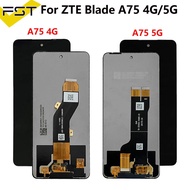 Original For ZTE Blade A75 4G LCD ZTE A75 5G Display Screen+Touch Panel Digitizer For ZTE Blade A75 