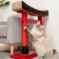【立減20】日式鳥居貓爬架 實木耐磨損貓抓板 小型貓爬架成幼貓玩具用品