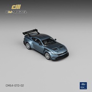 CM Model 1/64 Ford Mustang DarkHorse GTD Ice Blue Simulation Alloy American Sports Car Car Model