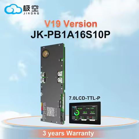 JIKONG 7.0LCD JK-PB1A16S10P Household Energy Inverter BMS 100A 8S/24V 16S/48V Li-ion/ Lifepo4/ LTO B