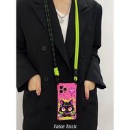 funny phone case weird phone case Original Huawei Apple Unique Contrast Color Phone Case Cartoon