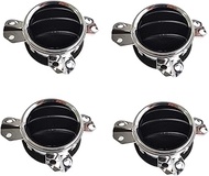 Yurefax 4pcs A/C Air Vent Outlet Car Interior Front Dash Center Console, for Jeep, For Compass Patri