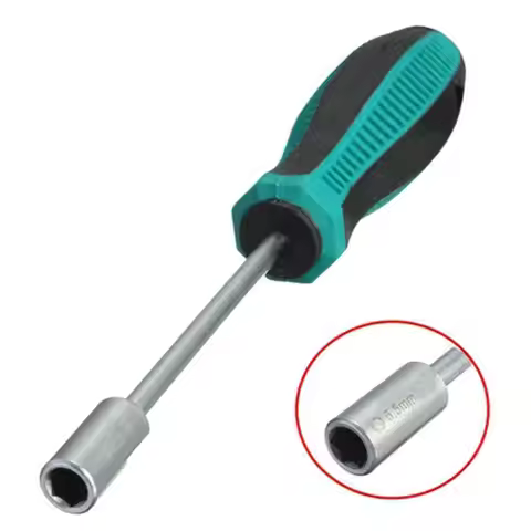Metal Hexagonal Socket Screwdriver Manual Tool Socket Wrench Screwdriver Socket Screwdriver 3-14mm H