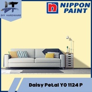 1L / 5L Nippon Paint Daisy Petal YO 1124 P For Interior Wall Paint（Satin Glo / Easywash / Super Mate