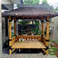 Gazebo bambu minimalis