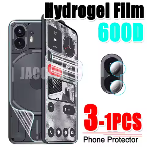 Front Back Hydrogel Film For Nothing Phone 1 Phone 2 Protective Film Camera Lens Glass For Nothing P