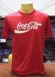 A020 เสื้อยืดคอกลม สกรีนลาย Coca-Cola  เนื้อผ้าไมโคร POLYESTER 100%