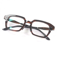 成色極佳 □ DITA DTX731-A02 LINEUS- THREE惠靈頓框眼鏡，淨CLEARブラウン/黑色，49□21-145，示範鏡片，日本製造，男士款，零售價 108,900 日元